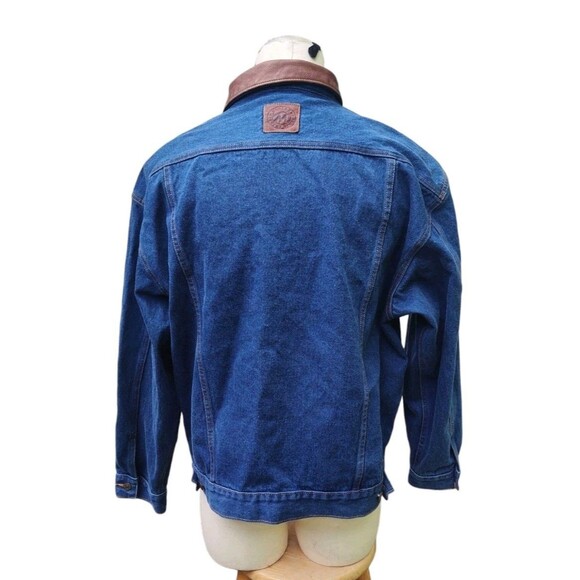 Marlboro Country Store Denim Jacket Size Large Blue Mens Vintage - Picture 4 of 11